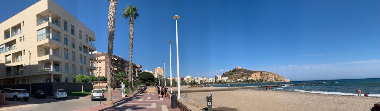Precioso apartamento primera línea de playa Águilas Exterior foto